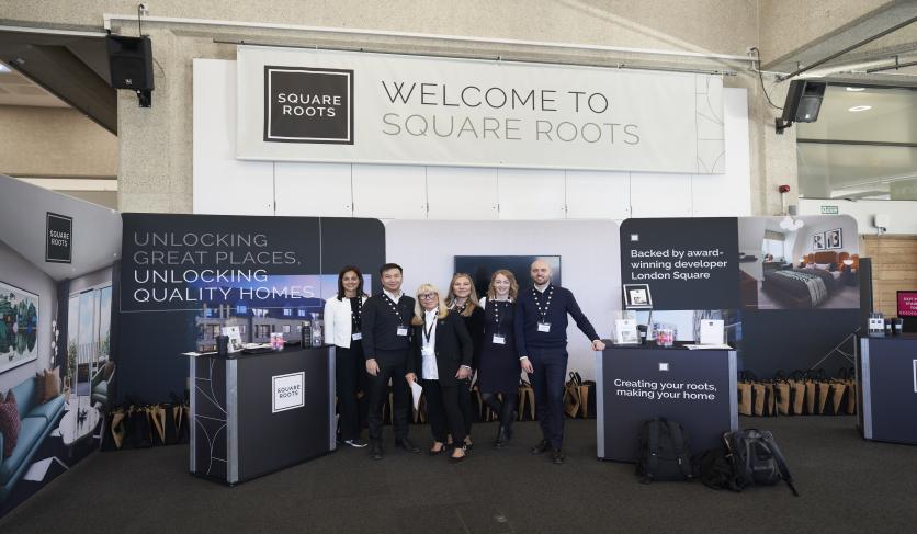 Square Roots meets potential homeowners at the London Home Show