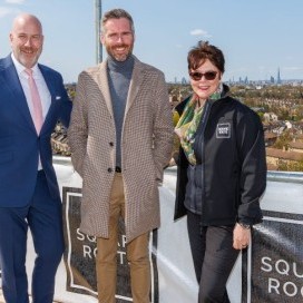 Square Root’s first topping out