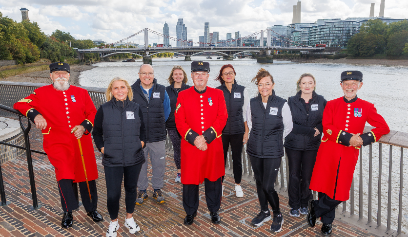 Chelsea Pensioners Back Square Roots London Bridges Challenge