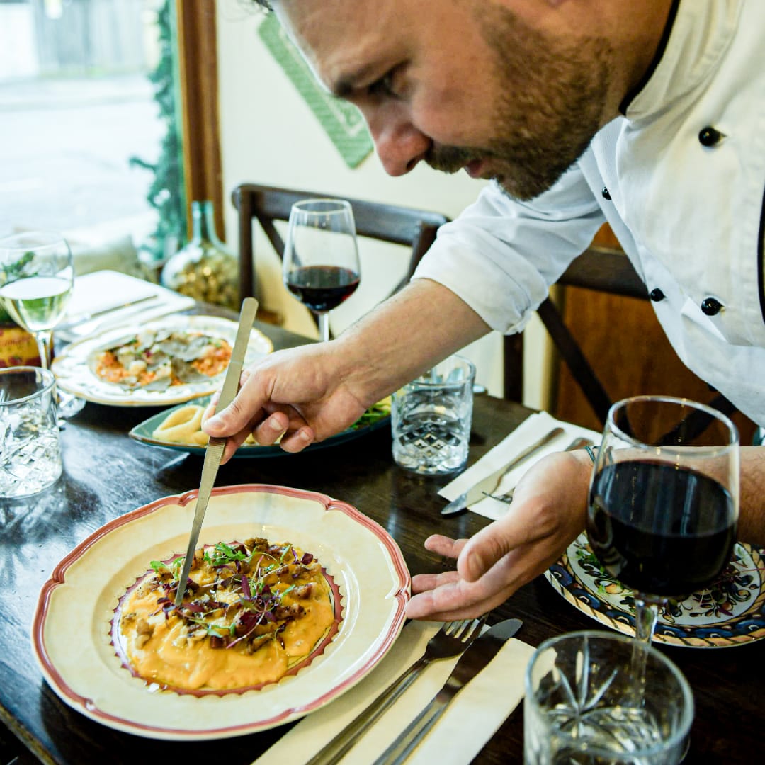 What restaurants are within walking distance of Square Roots Kingston?